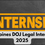 Philippines DOJ Legal Internship 2025 – Application Process & Eligibility