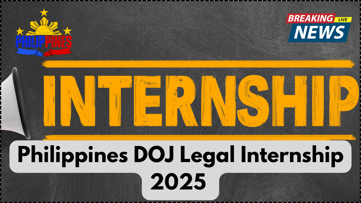 Philippines DOJ Legal Internship 2025 – Application Process & Eligibility