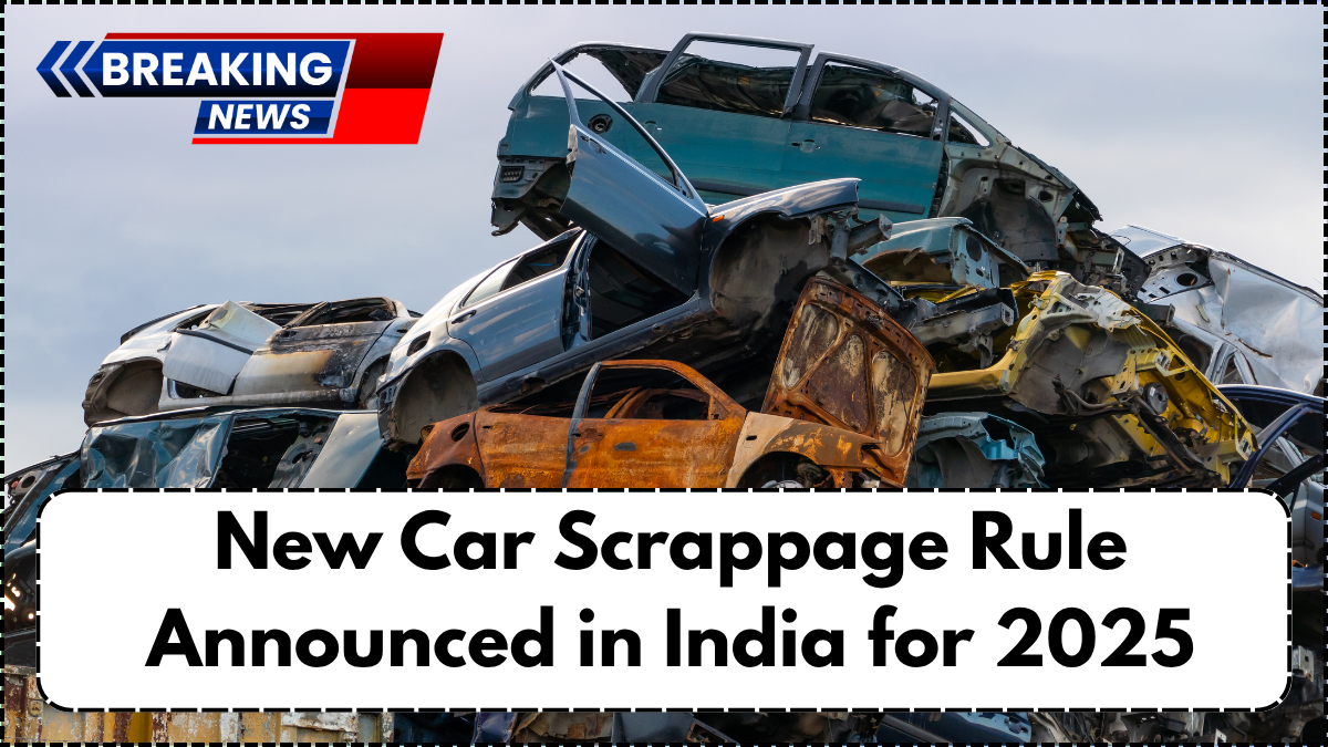 New Car Scrappage Rule Announced in India for 2025 – What Owners Should Know