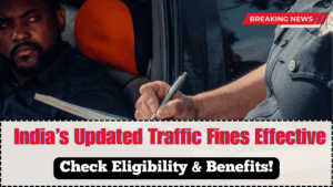 India’s Updated Traffic Fines Effective September 2025 – Full Penalty Chart